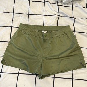 Olive green J Crew shorts - brand new w/ tags Large